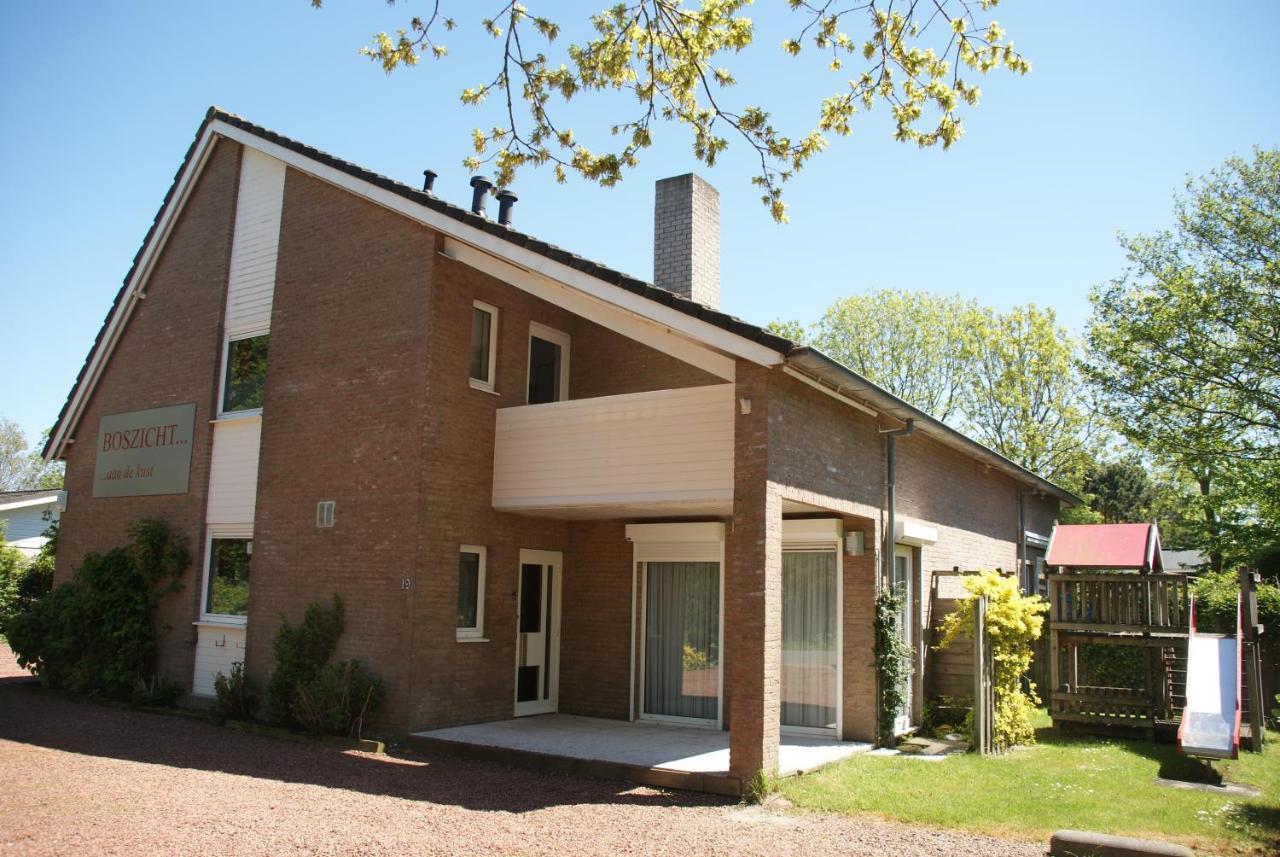 Boszicht 6 Halfvrijstaande Vakantiewoning In Oostkapelle Kültér fotó
